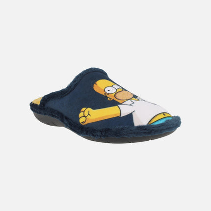 Zapatillas de casa descalzas para hombre Homer Simpson