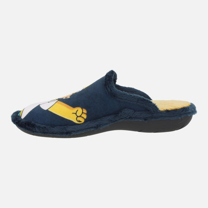 Zapatillas de casa descalzas para hombre Homer Simpson