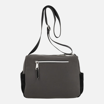 Bolsos bandolera rectangulares Pepe moll en combinado tricolor