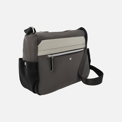 Bolsos bandolera rectangulares Pepe moll en combinado tricolor