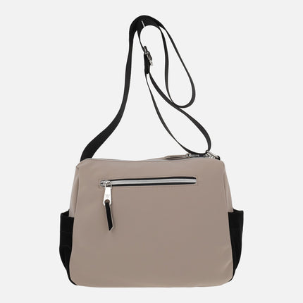 Bolsos bandolera rectangulares Pepe moll en combinado tricolor