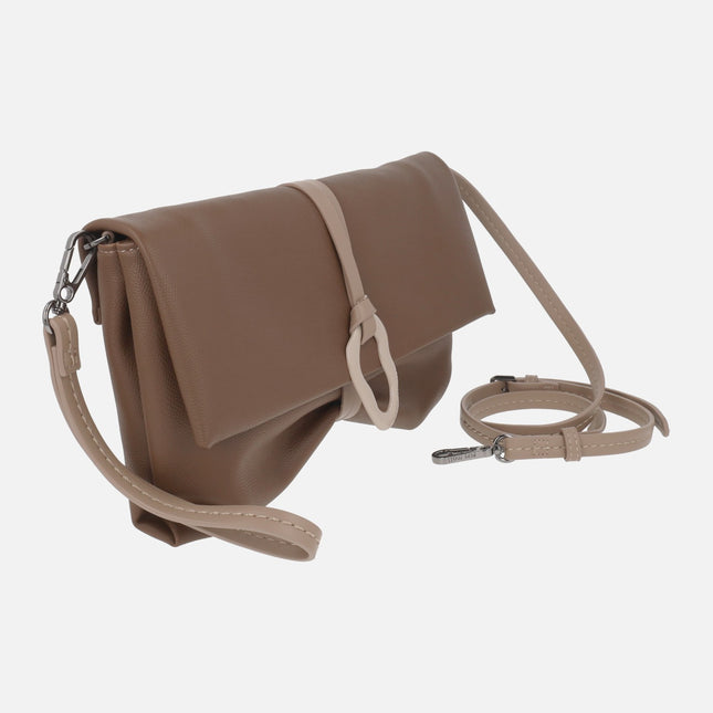 Carteras de mano Pepe moll en combinado marrón