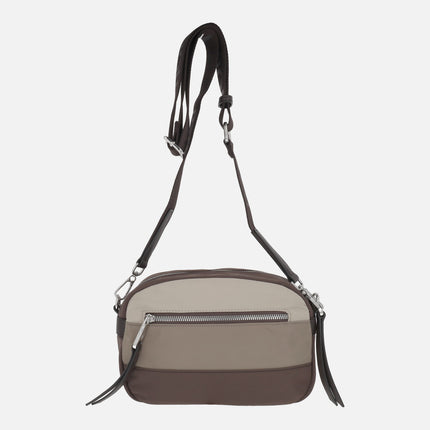 Bolsos bandolera tricolor con asa ajustable