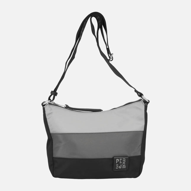 Bolsos bandolera en combinado tricolor de Pepe moll