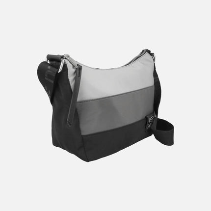 Bolsos bandolera en combinado tricolor de Pepe moll