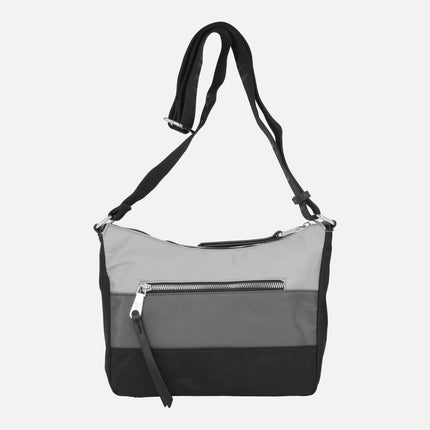 Bolsos bandolera en combinado tricolor de Pepe moll