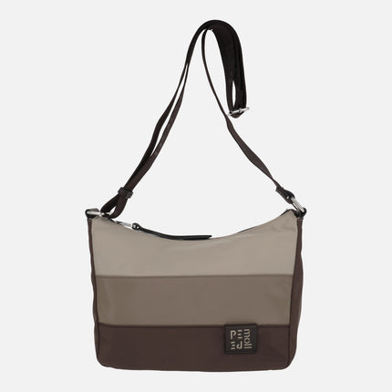 Bolsos bandolera en combinado tricolor de Pepe moll