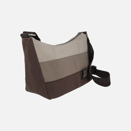 Bolsos bandolera en combinado tricolor de Pepe moll