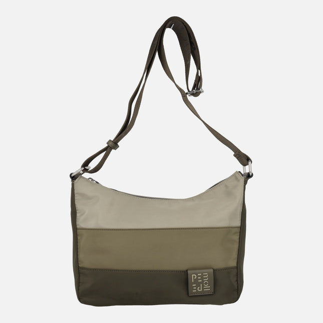 Bolsos bandolera en combinado tricolor de Pepe moll