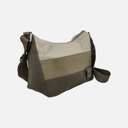 Bolsos bandolera en combinado tricolor de Pepe moll