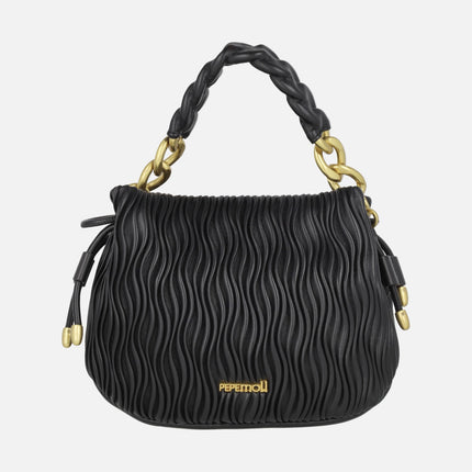 Wave texture handbags