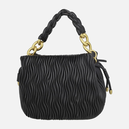 Wave texture handbags