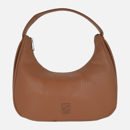 Hobo style brown shoulder bags