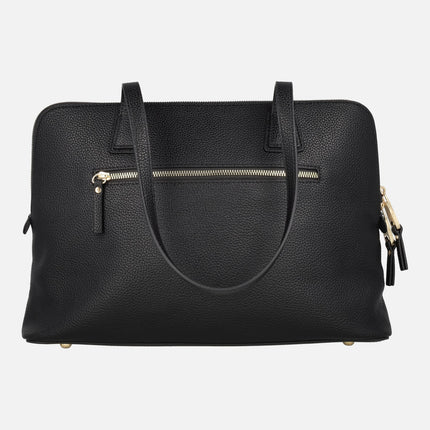 Bolsos en sintético negro con asas para hombro