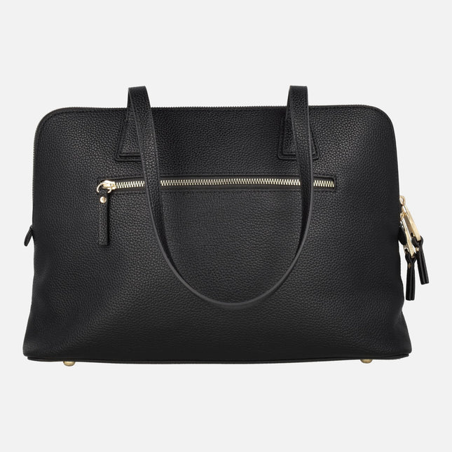 Bolsos en sintético negro con asas para hombro