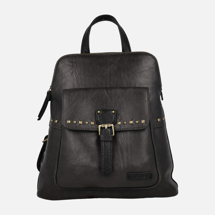 Mochilas Verota en polipiel con detalle de tachas