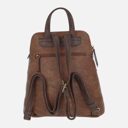 Mochilas Verota en polipiel con detalle de tachas