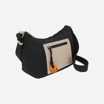 Bolsos bandolera línea Core con bolsillo frontal