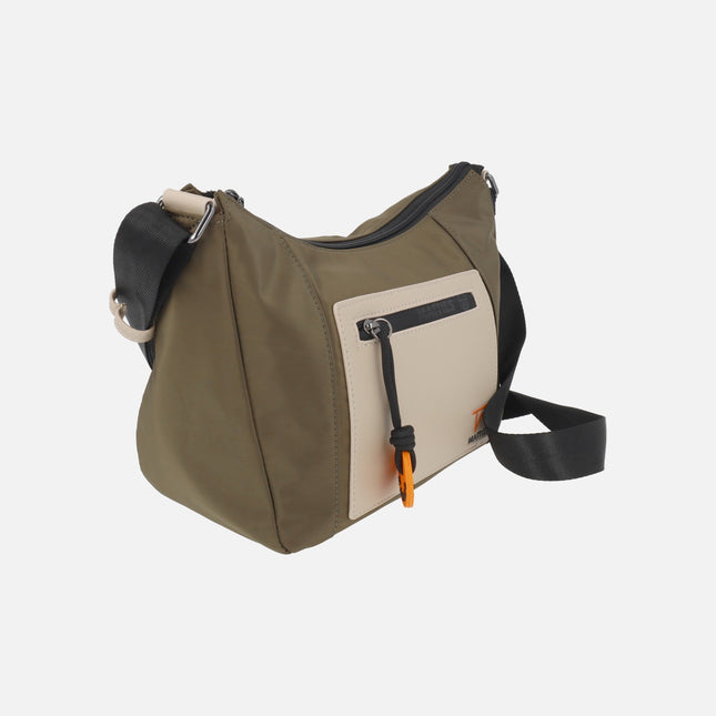 Bolsos bandolera línea Core con bolsillo frontal