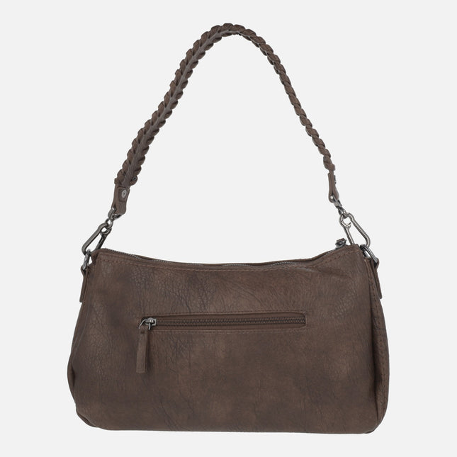 Bolsos Delara con asa trenzada para hombro y bandolera
