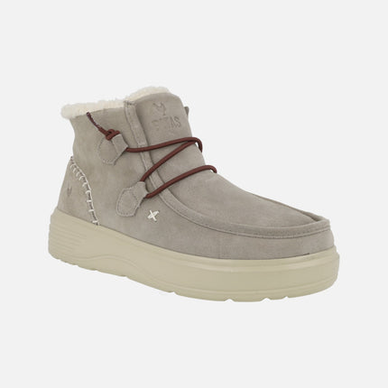 Botas de serraje hidrofugado Sydney con forro de pelo