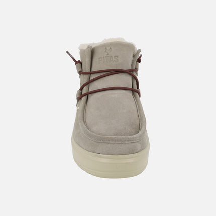 Botas de serraje hidrofugado Sydney con forro de pelo