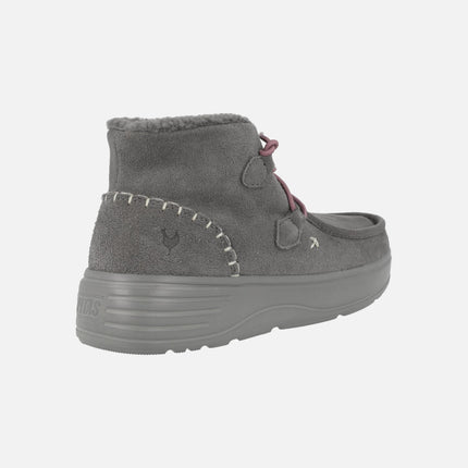 Botas de serraje hidrofugado Sydney con forro de pelo