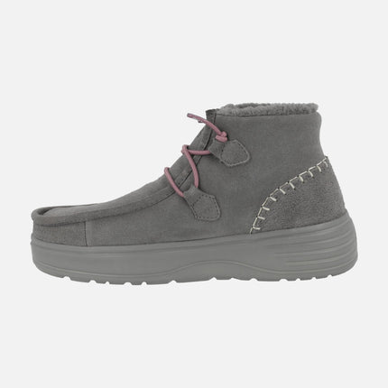 Botas de serraje hidrofugado Sydney con forro de pelo