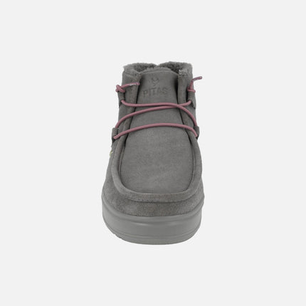 Botas de serraje hidrofugado Sydney con forro de pelo