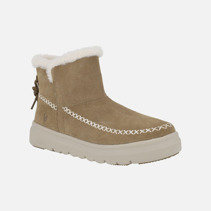 Botas de serraje hidrofugado con forro de pelo DALE