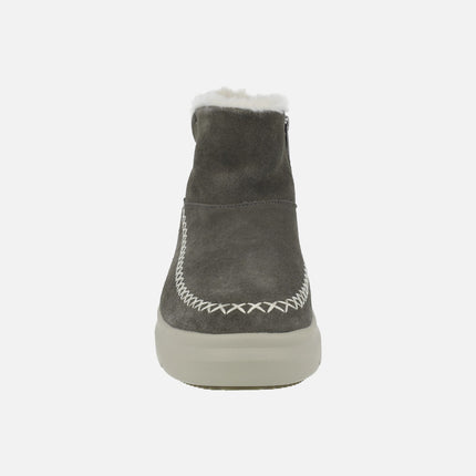 Botas de serraje hidrofugado con forro de pelo DALE