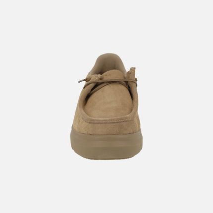 Zapatos wallabi en serraje hidrofugado Lyon