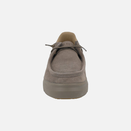 Zapatos wallabi en serraje hidrofugado Lyon