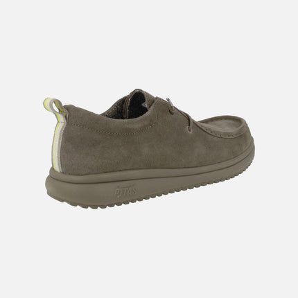 Zapatos wallabi para hombre Texas en serraje hidrofugado