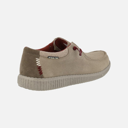 Zapatos de serraje para hombre con membrana PITAS TEX