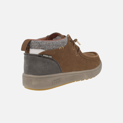 Botas Baikal para hombre en piel serraje con membrana impermeable