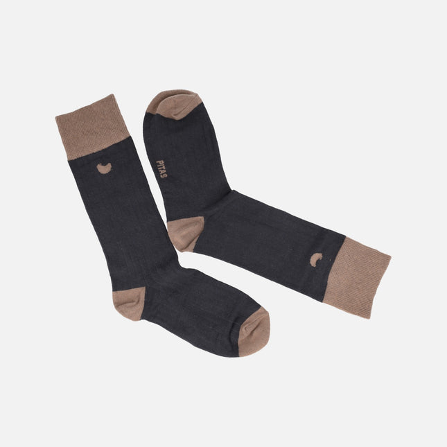 Calcetines bicolor para hombre con logo gallina Walk in pitas