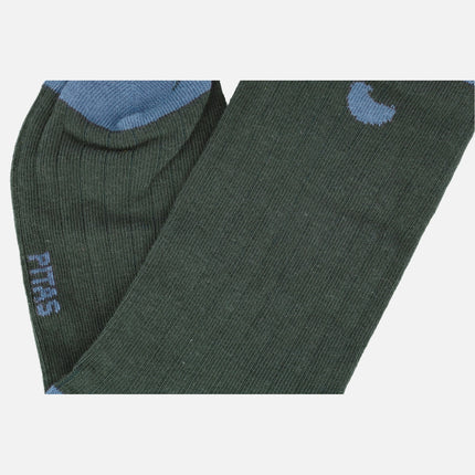 Calcetines bicolor para hombre con logo gallina Walk in pitas