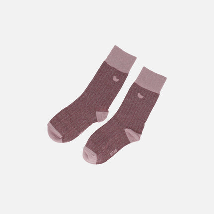 Calcetines Walk in pitas para mujer con brillo metálico