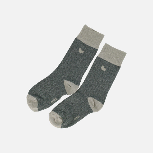 Calcetines Walk in pitas para mujer con brillo metálico