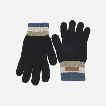 Conjunto de guantes y cuello para hombre de Caramelo
