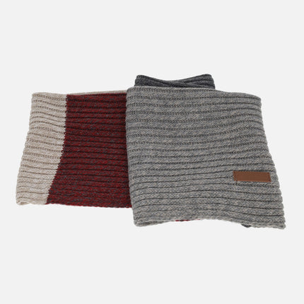 Conjunto de guantes y cuello para hombre de Caramelo