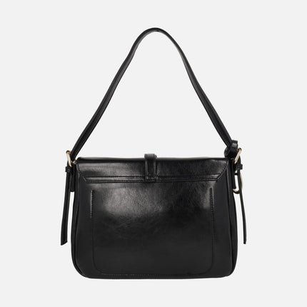 Bolsos bandolera con cierre de tapa y adorno de corazón