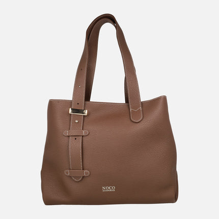 Bolsos para hombro en materiales sintéticos efecto piel