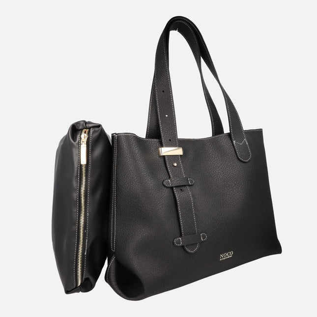 Bolsos para hombro en materiales sintéticos efecto piel