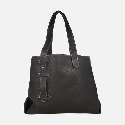 Bolsos para hombro en materiales sintéticos efecto piel