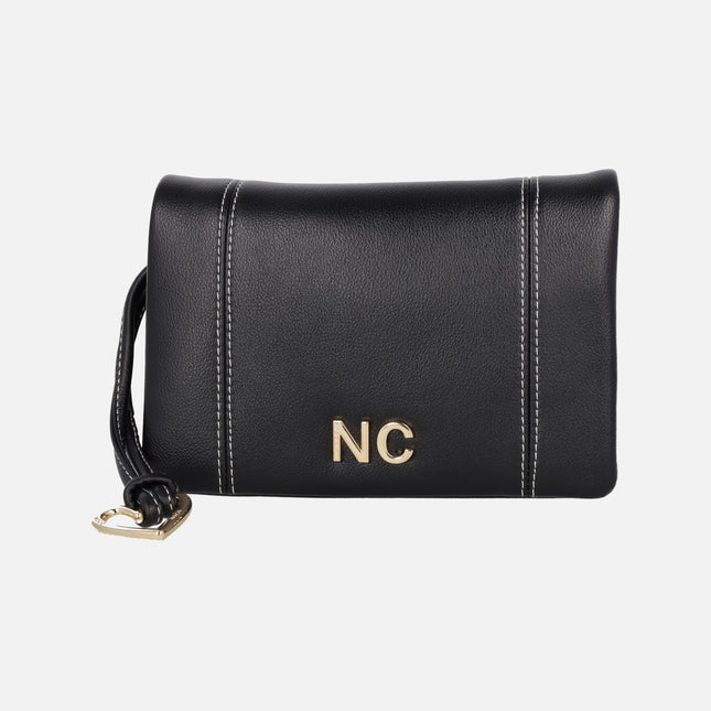 Bolsos bandolera con compartimentos y adorno de corazón