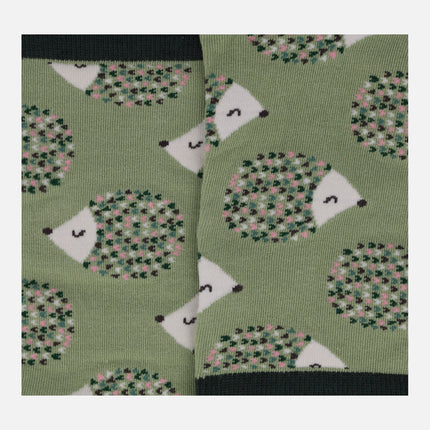 Calcetines para mujer con diseño de erizos