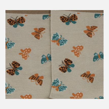 Calcetines para mujer con diseño de mariposas