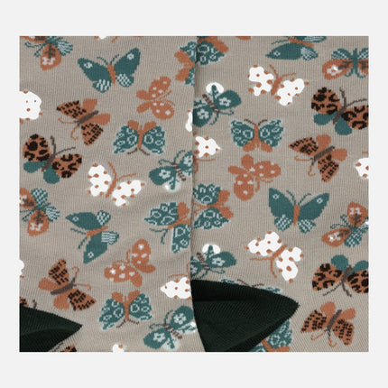 Calcetines para mujer con diseño de mariposas